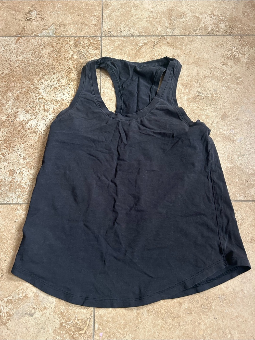 Lululemon Black Racerback Tank Top